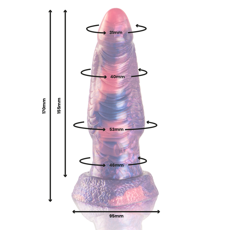 EPIC Medusa Dildo i silikon för njutning