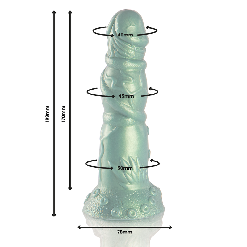 Silikon-dildo Hades från EPIC CYBERSILICOCK