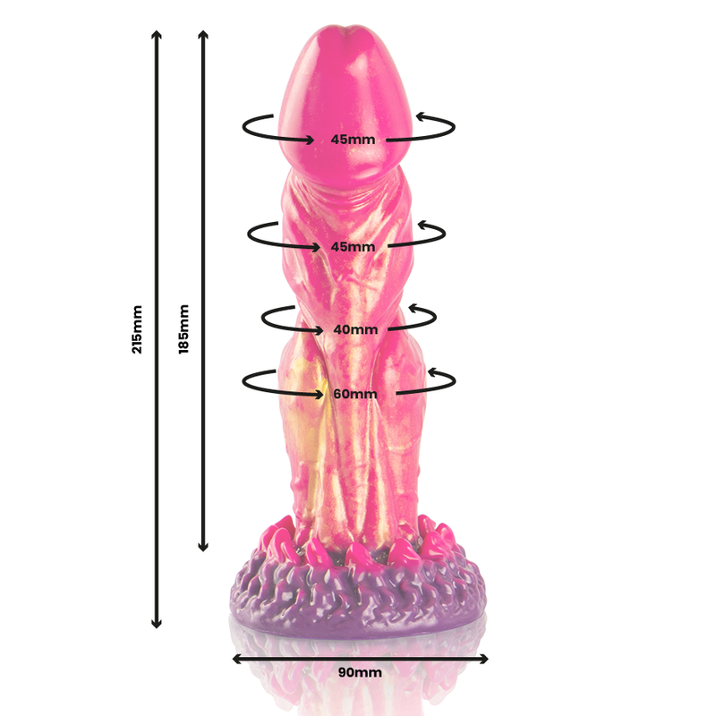 EPIC Cerberus dildo i silikon med mytologiskt tema