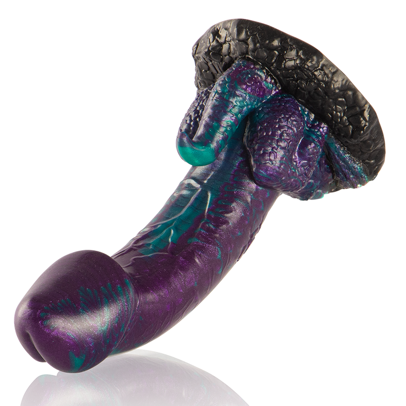 EPIC Basilisk Dildo i silikon med dubbel skala