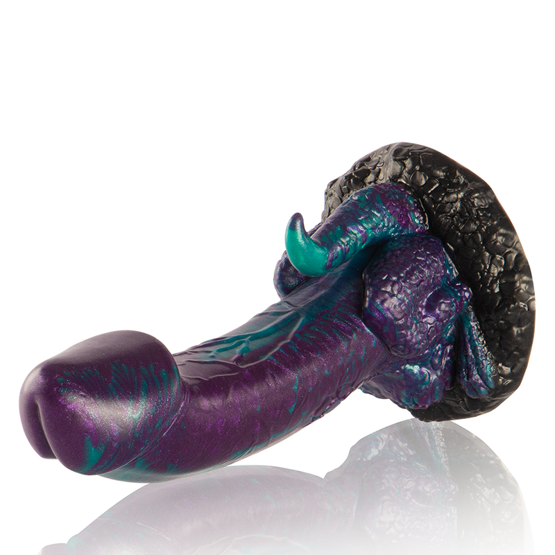 EPIC Basilisk Dildo i silikon med dubbel skala