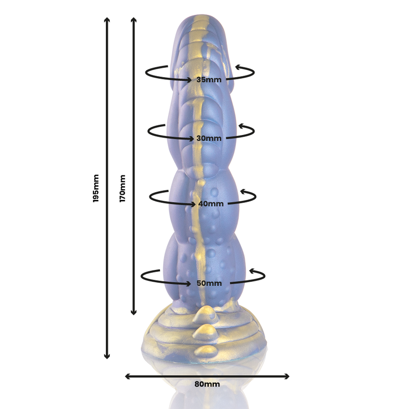 EPIC Poseidon dildo i silikon inspirerad av grekisk mytologi