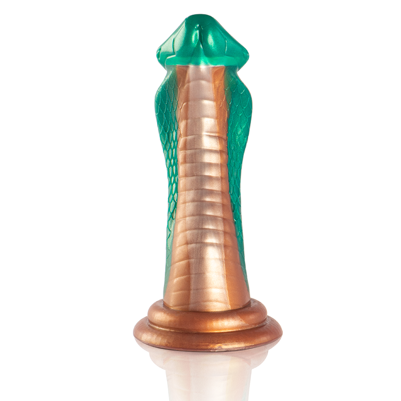 EPIC Python Dildo Cobra Grön i silikon
