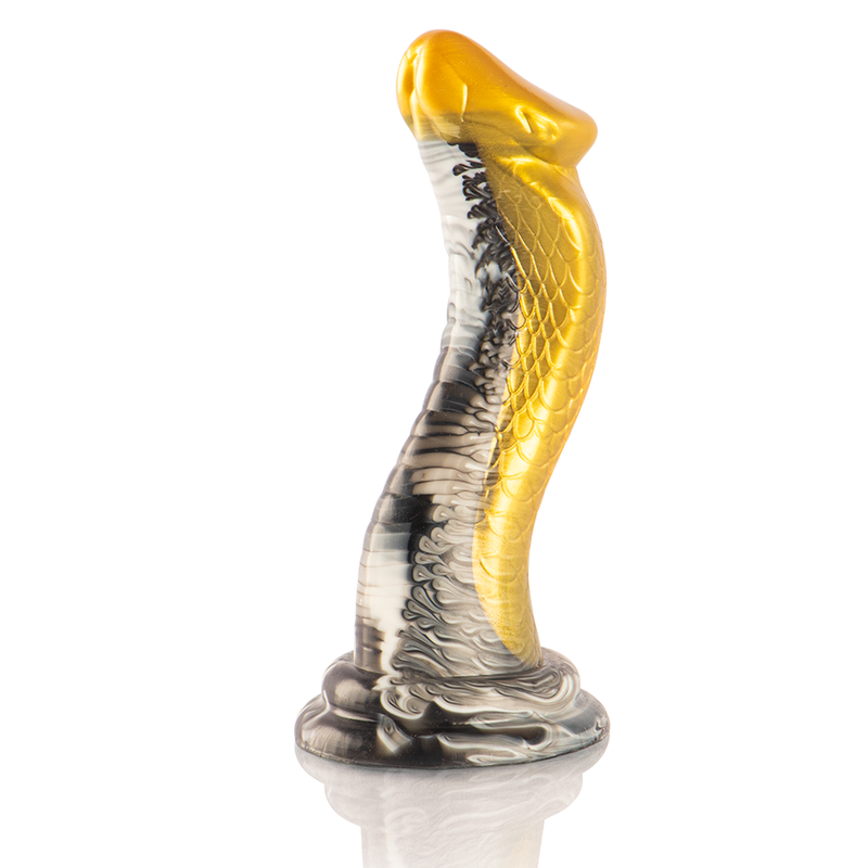 Silikon-dildo Drakon Yellow Cobra från EPIC CYBERSILICOCK