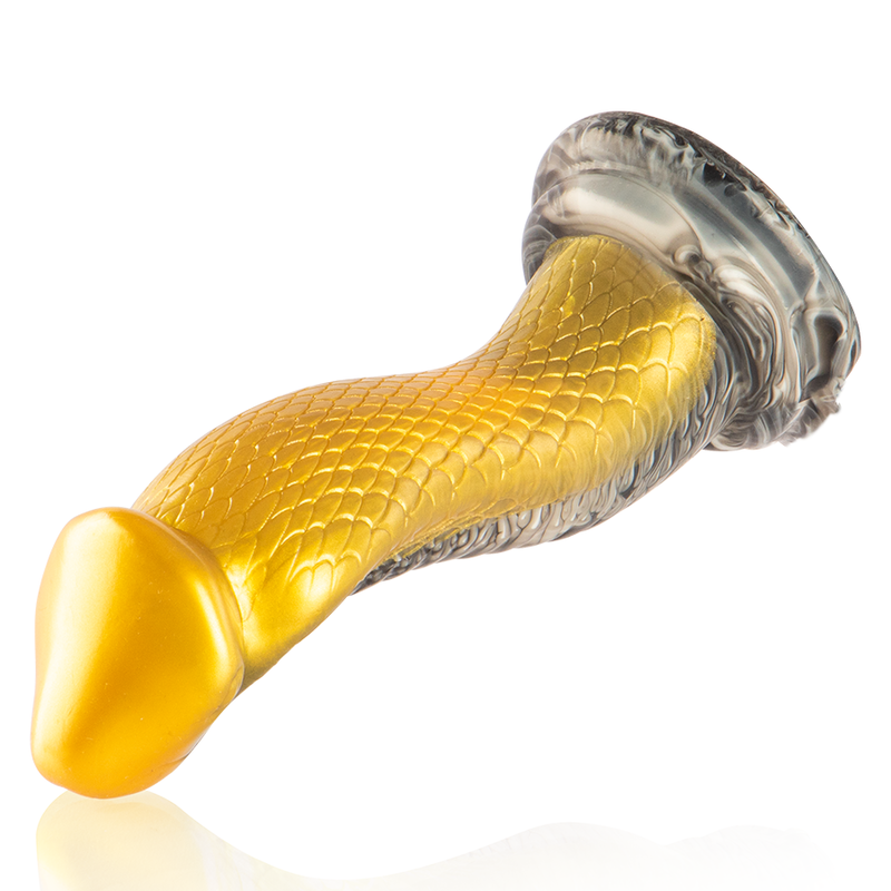 Silikon-dildo Drakon Yellow Cobra från EPIC CYBERSILICOCK