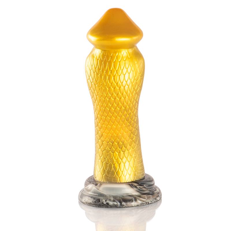 Silikon-dildo Drakon Yellow Cobra från EPIC CYBERSILICOCK