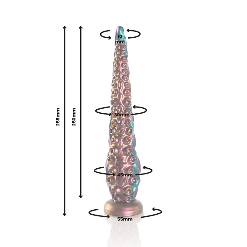 Silikon-dildo Charybdis från EPIC CYBERSILICOCK i liten storlek