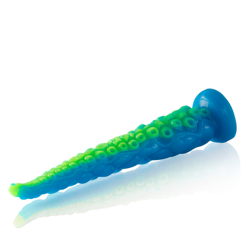 EPIC Scylla fluorescerande tunn tentakel dildo storlek large