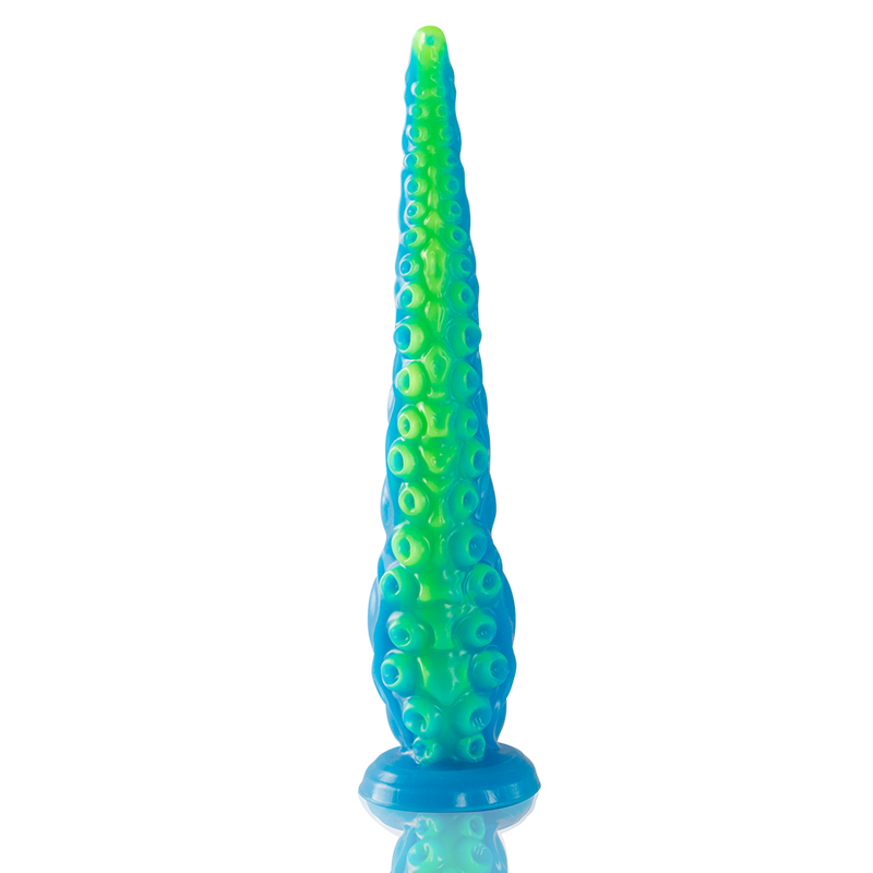 EPIC Scylla fluorescerande tunn tentakel dildo storlek large
