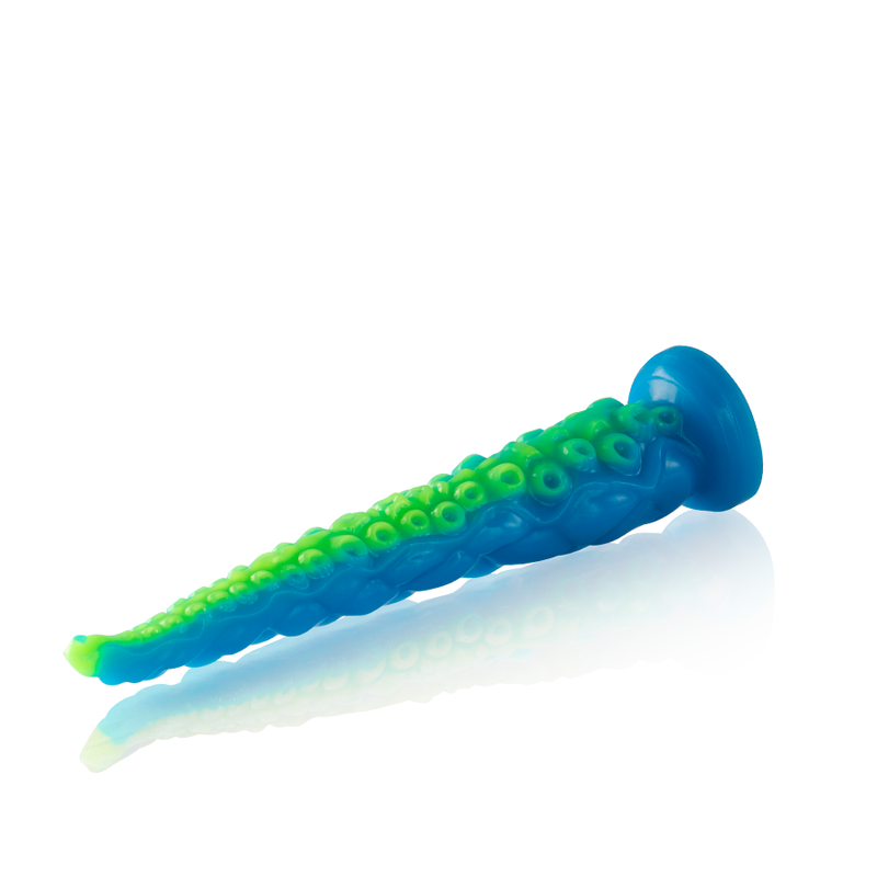 EPIC Scylla fluorescerande tunn tentakel dildo liten storlek