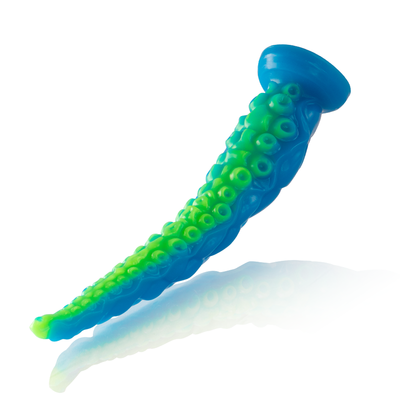 EPIC Scylla fluorescerande tunn tentakel dildo liten storlek