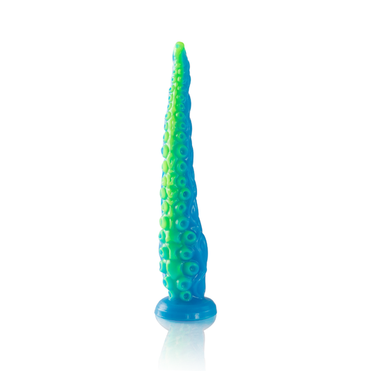 EPIC Scylla fluorescerande tunn tentakel dildo liten storlek