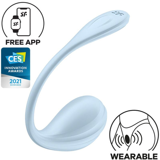 Satisfyer Smooth Petal G-Point Stimulator i himmelsblå färg