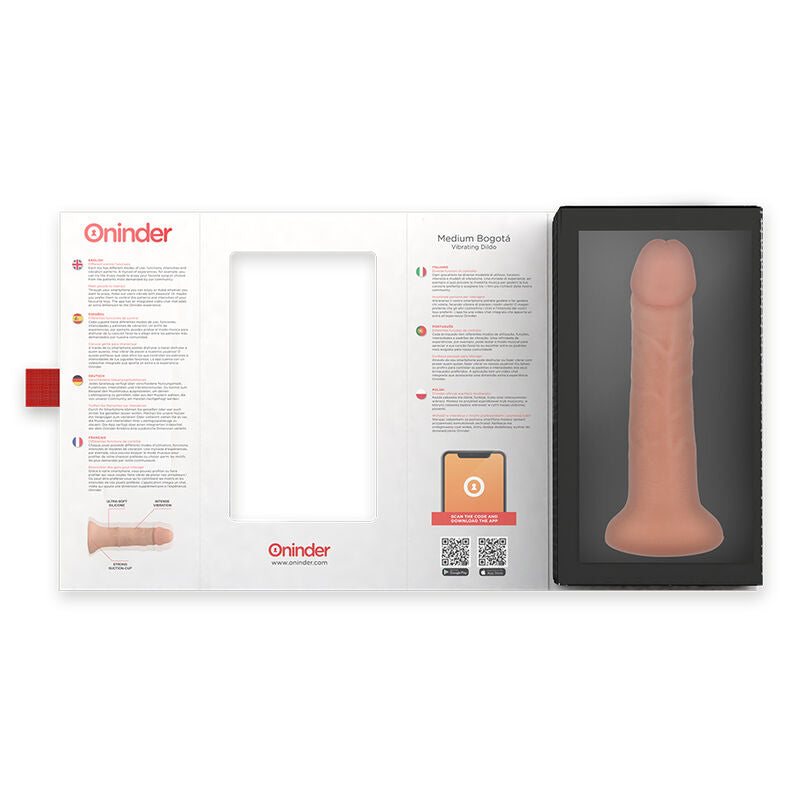ONINDER Medium Bogotá Vibrator Dildo 20 cm med 9 hastigheter