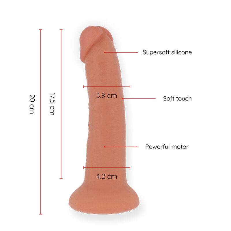 ONINDER Medium Bogotá Vibrator Dildo 20 cm med 9 hastigheter