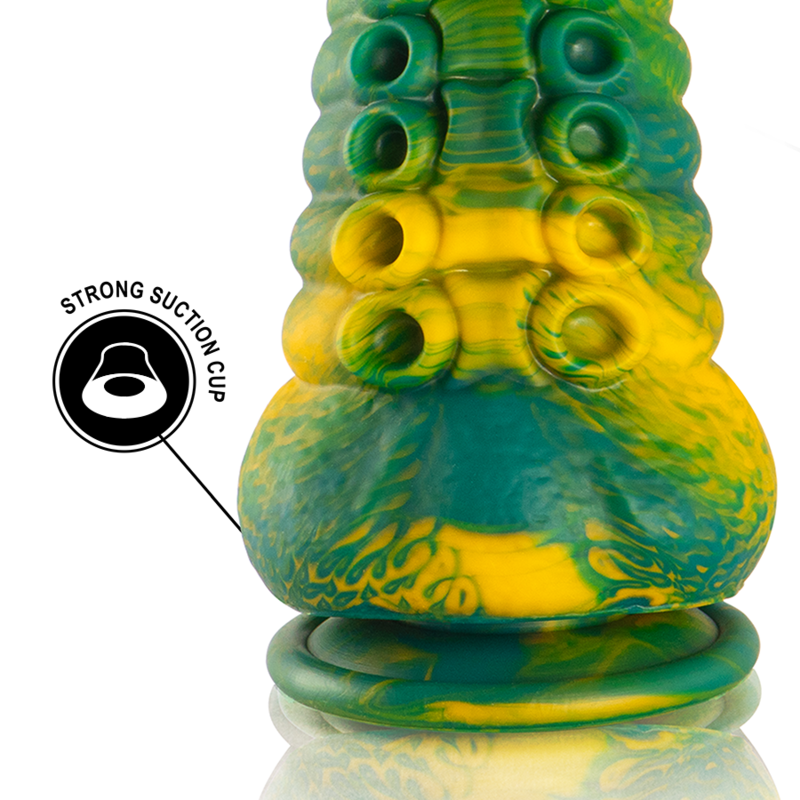 EPIC CETUS grön tentakel dildo storlek large