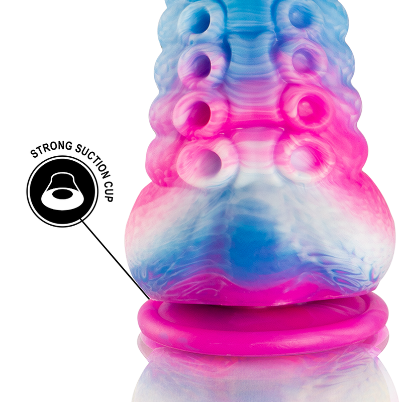 Phorcys blå tentakeldildo i stor storlek