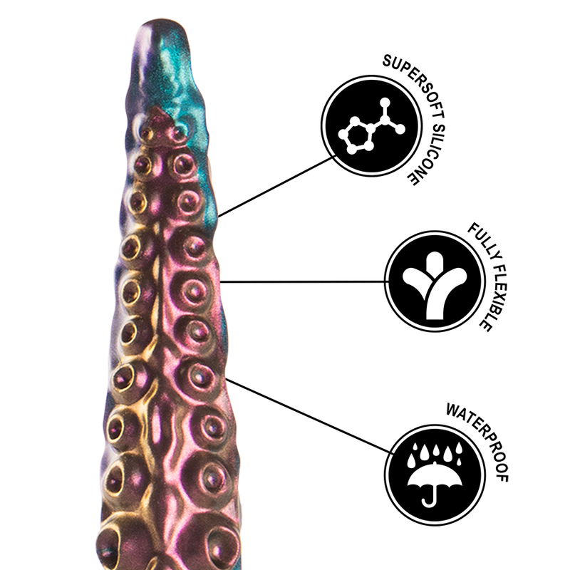 Silikon-dildo Charybdis från EPIC CYBERSILICOCK, storlek large