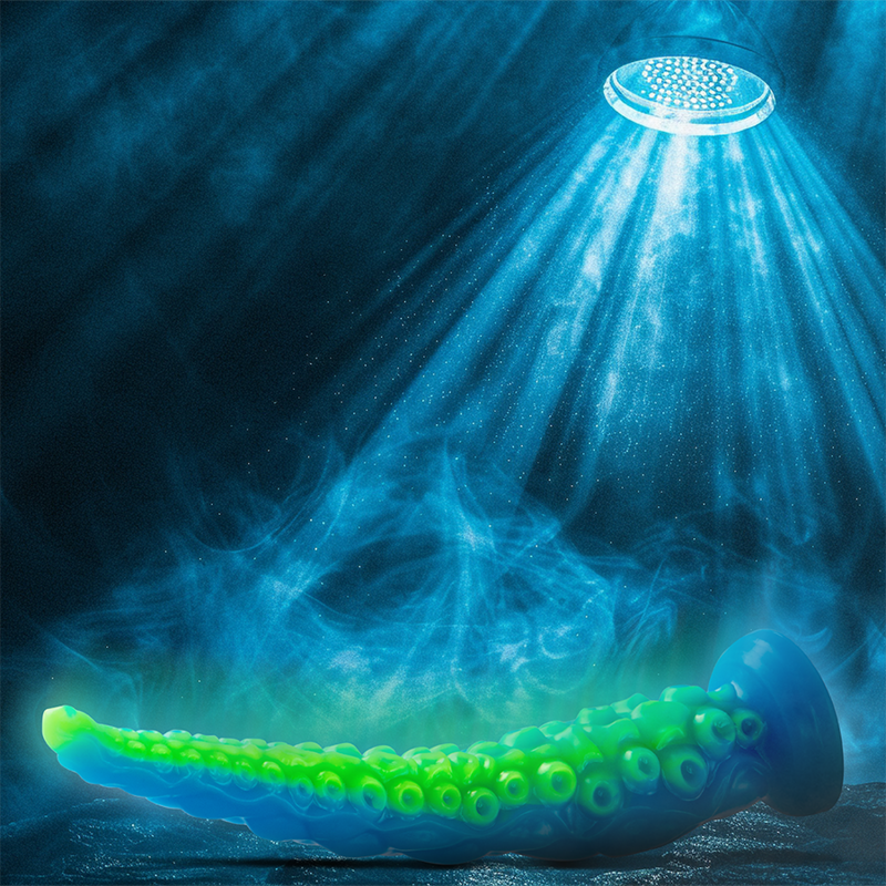 EPIC Scylla fluorescerande tunn tentakel dildo liten storlek