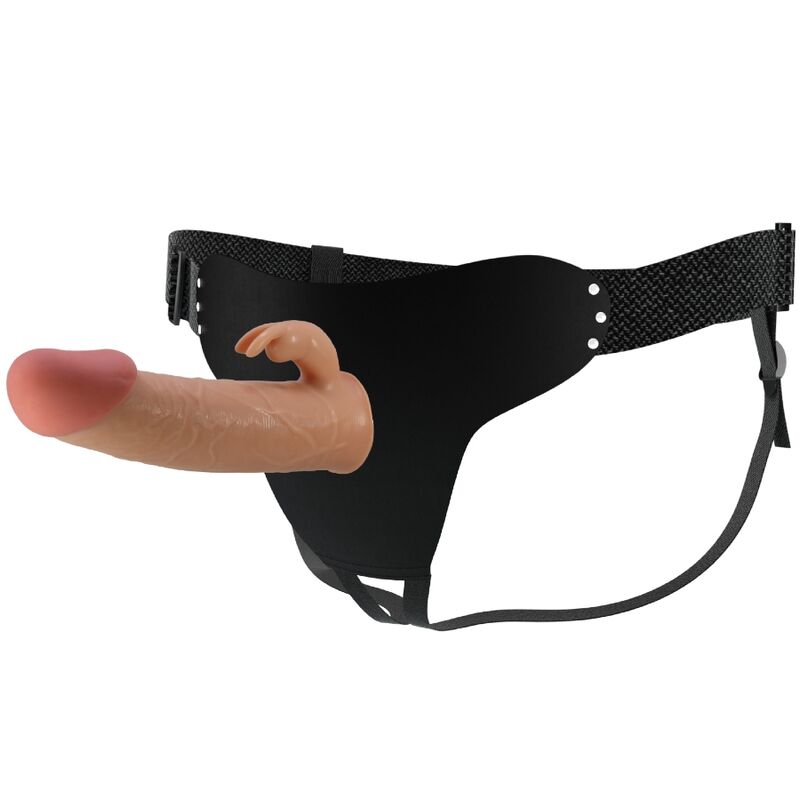 PRETTY LOVE - MAVIS HARNESS UNIVERSAL BRIEFS MED DILDO 19 CM NATURLIG