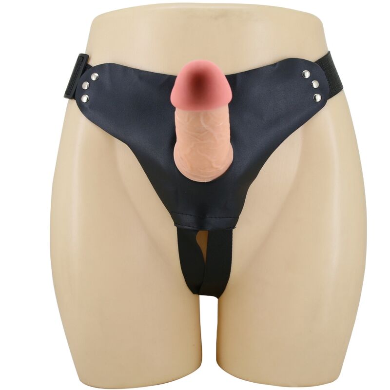 PRETTY LOVE - MAVIS HARNESS UNIVERSAL BRIEFS MED DILDO 19 CM NATURLIG