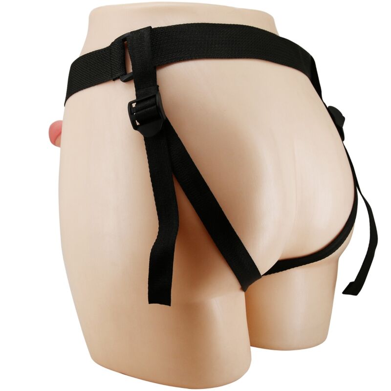 PRETTY LOVE - MAVIS HARNESS UNIVERSAL BRIEFS MED DILDO 19 CM NATURLIG