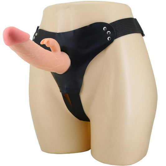 PRETTY LOVE - MAVIS HARNESS UNIVERSAL BRIEFS MED DILDO 19 CM NATURLIG