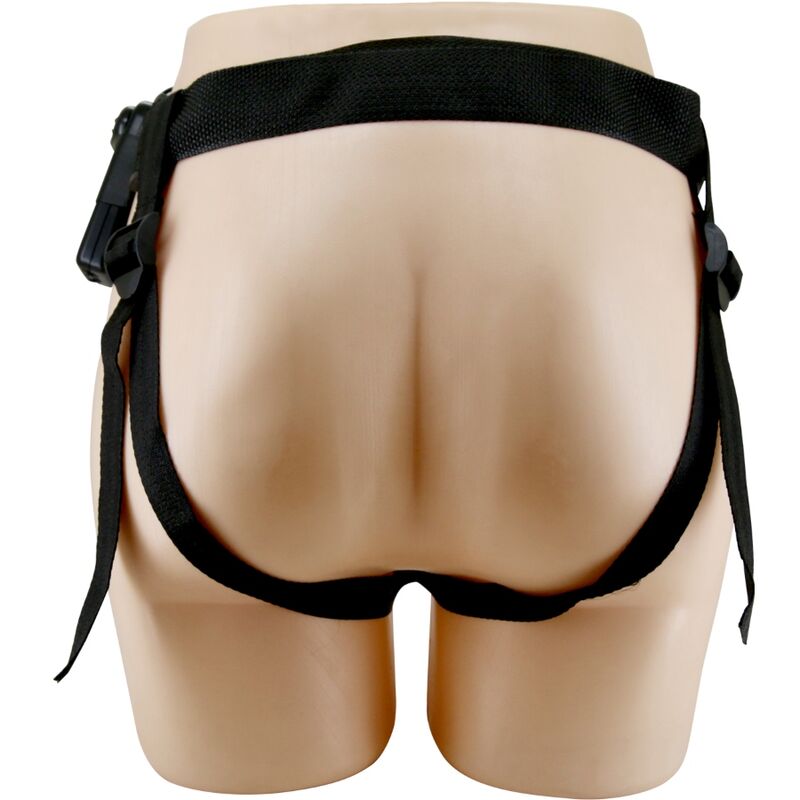 PRETTY LOVE - MARION HARNESS UNIVERSAL BRIEFS MED VIBRERANDE DILDO 19 CM BRUN