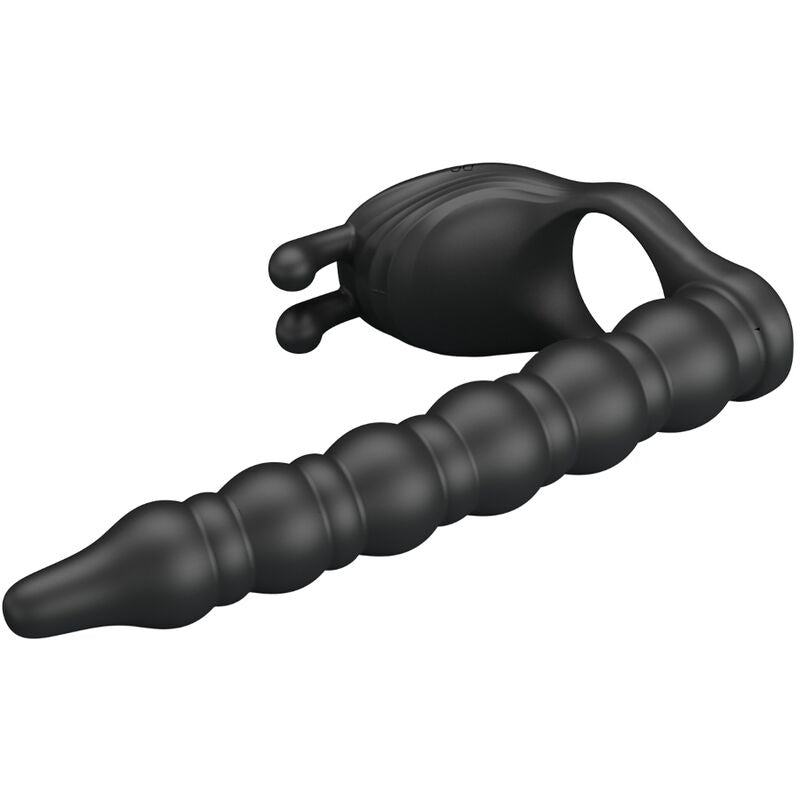 Pretty Love Blackney penisring med svart vibratorplugg