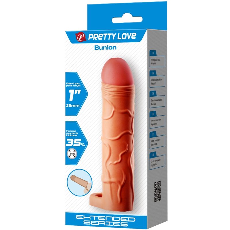 Pretty Love Bunion Penis Extender Cover i naturlig färg