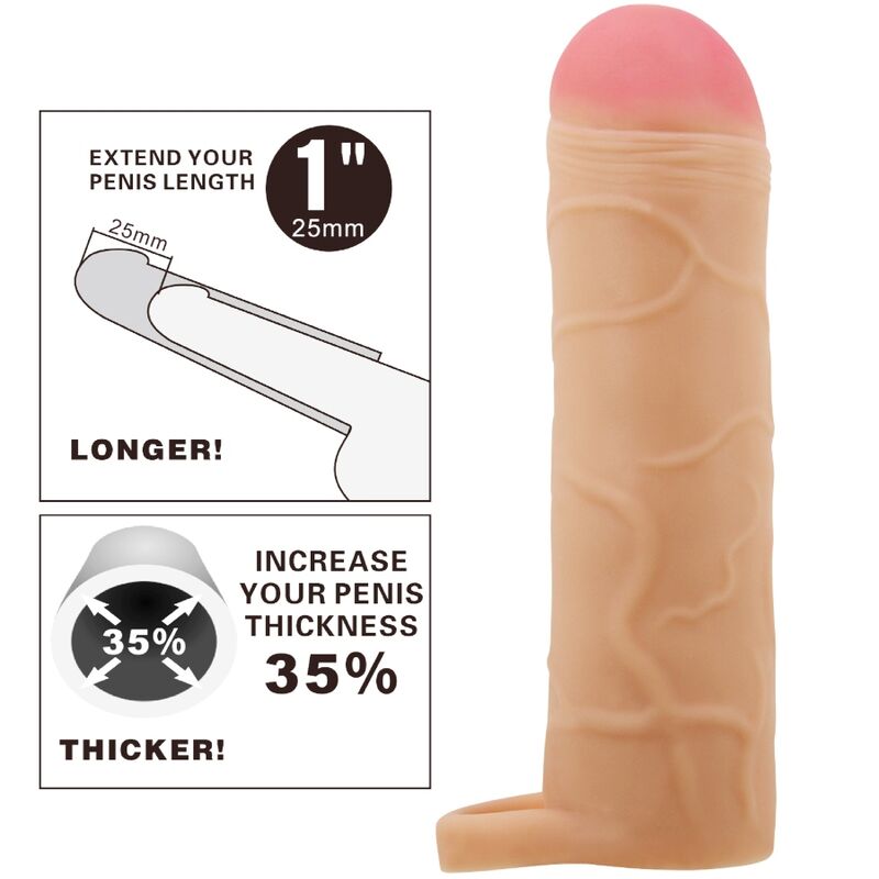 Pretty Love Bunion Penis Extender Cover i naturlig färg