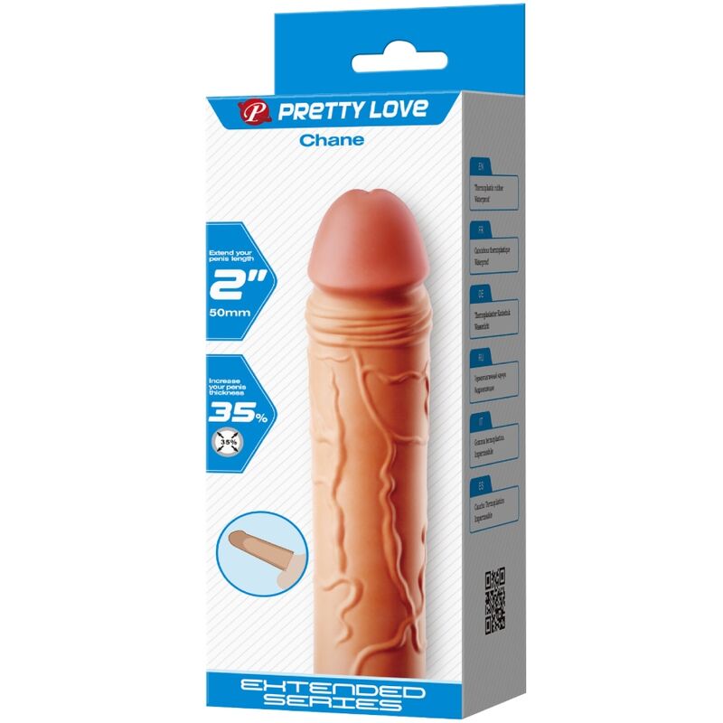 Pretty Love Chane penis extender cover i köttfärg
