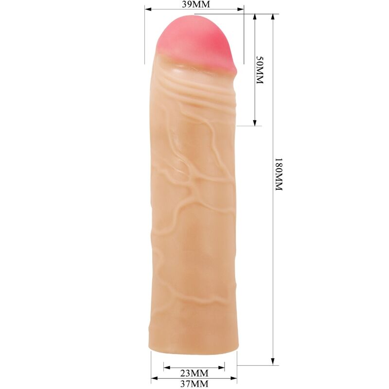 Pretty Love Chane penis extender cover i köttfärg