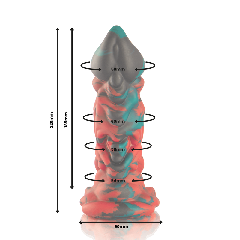 Silikon-dildo Phobos från EPIC CYBERSILICOCK i liten storlek