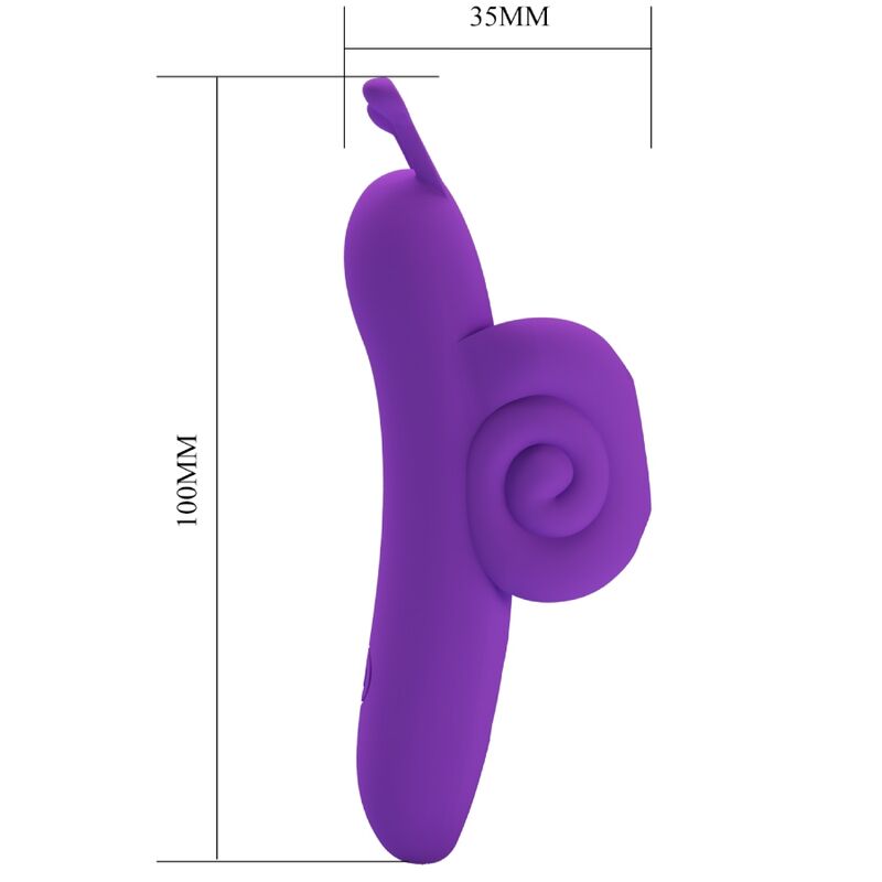 PRETTY LOVE Snail lila finger-vibrator