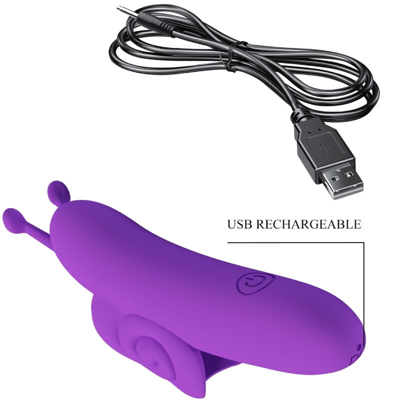 PRETTY LOVE Snail lila finger-vibrator