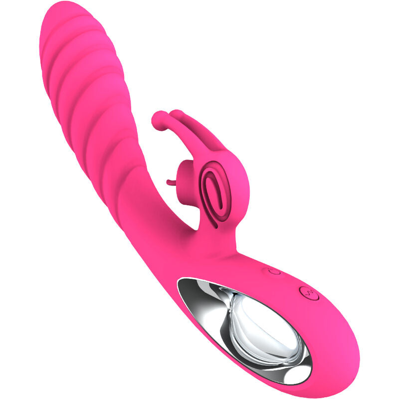 ARMONY - VICKY RABBIT VIBRATOR MED FUCHSIA PULL RING TONGUE