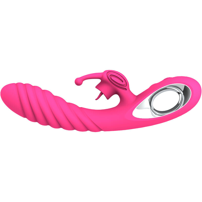 ARMONY - VICKY RABBIT VIBRATOR MED FUCHSIA PULL RING TONGUE