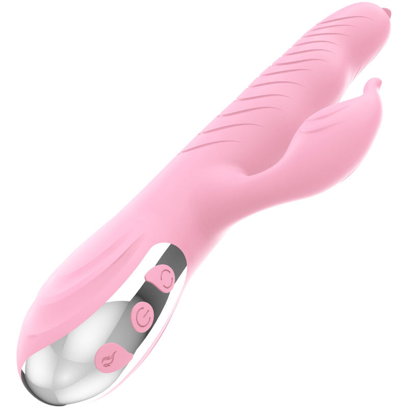 ARMONY - Marcia vibrator med dubbelt tungstimulerande värmeeffekt rosa