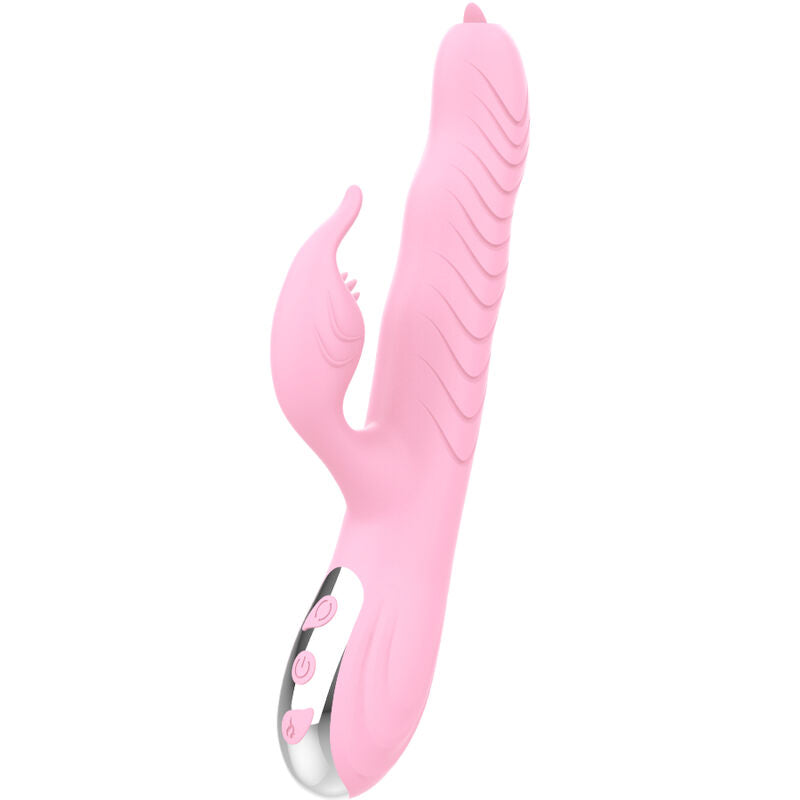 ARMONY - Marcia vibrator med dubbelt tungstimulerande värmeeffekt rosa
