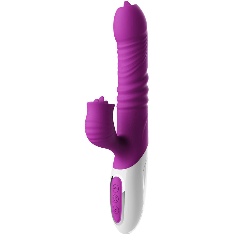 ARMONY Double Tongue Vibrator med värmeeffekt i fuchsia