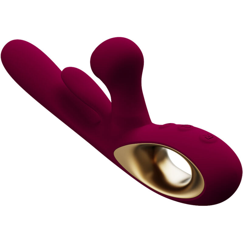 Armony Impact Swing vibrator i burgundy med rörlig tunga