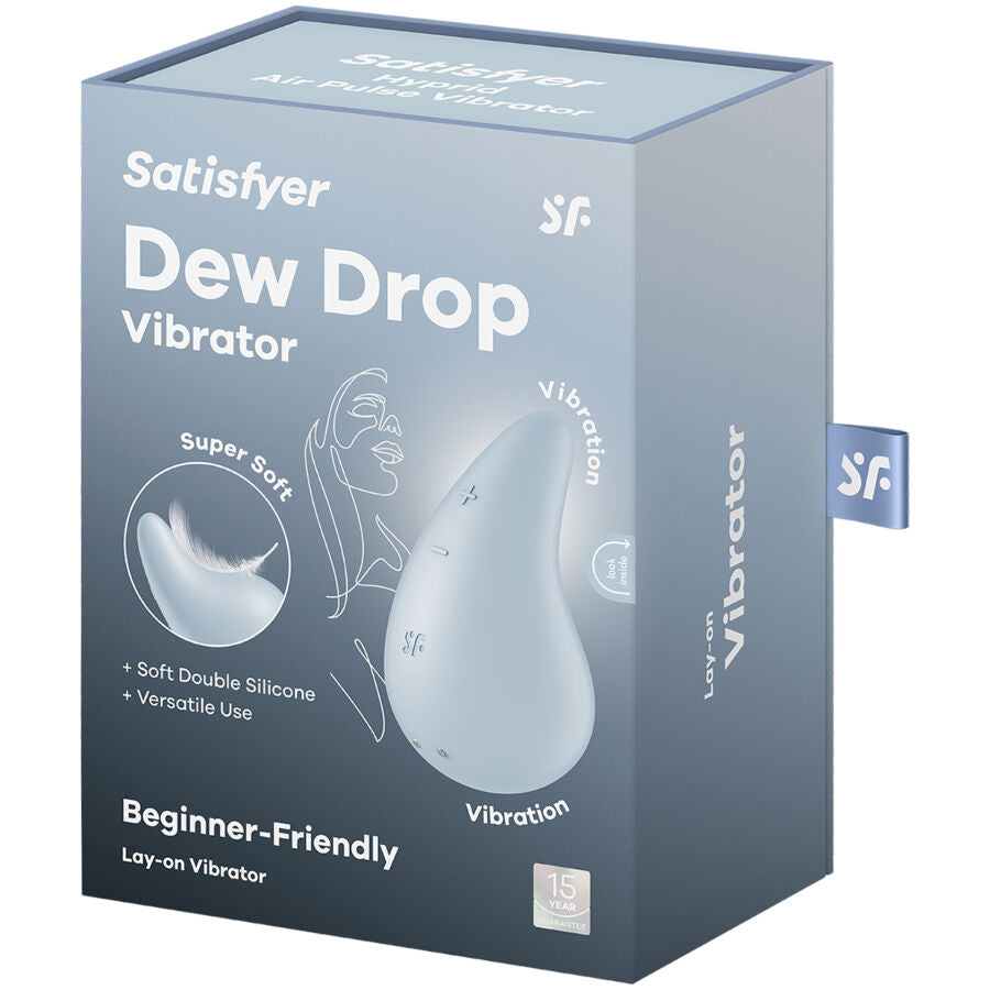 Satisfyer Dew Drop vibrator i blått