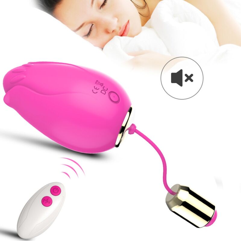 ARMONY Mandala äggvibrator G-punkt med fjärrkontroll i fuchsia