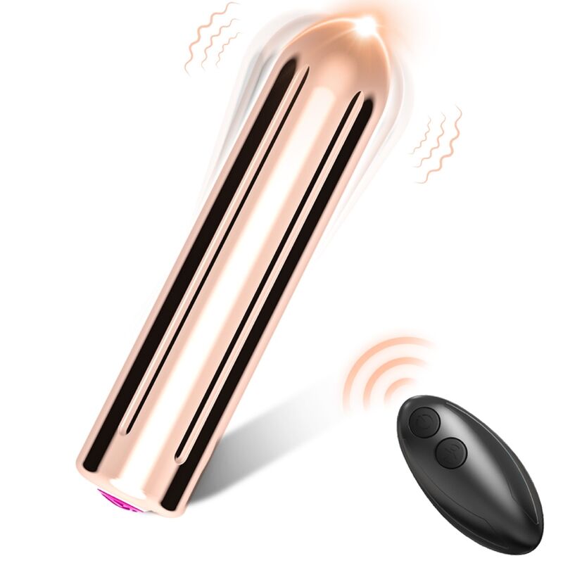ARMONY - WARHEAD VIBRATOR BULLET FJÄRRKONTROLL GULD 2 CM X 8.8 CM