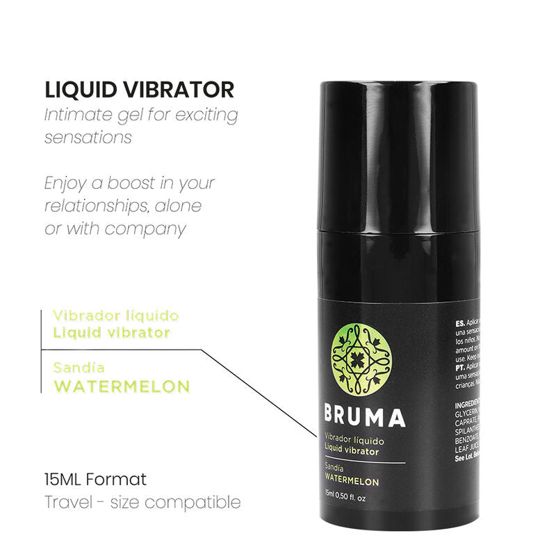 BRUMA Liquid Vibrator med vattenmelon smak 15 ml
