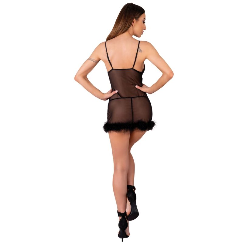Zerunam Set Babydoll och Tanga i svart från Livco Corsetti Fashion