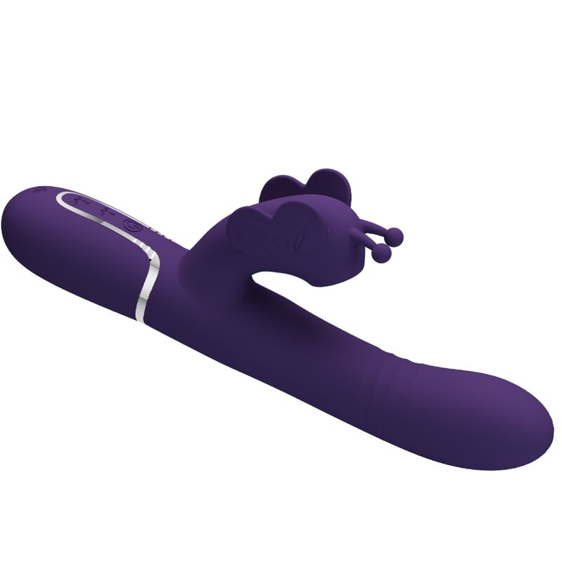 Pretty Love multifunktionell rabbit vibrator 4 i 1 lila