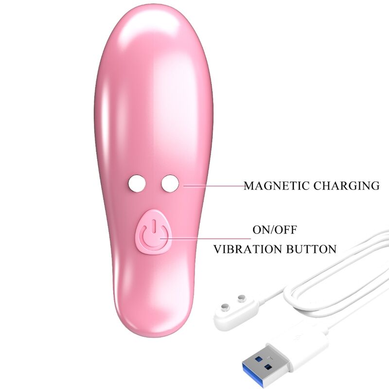 PRETTY LOVE - LEAF VIBRERANDE NIPPLE CLAMPS PINK