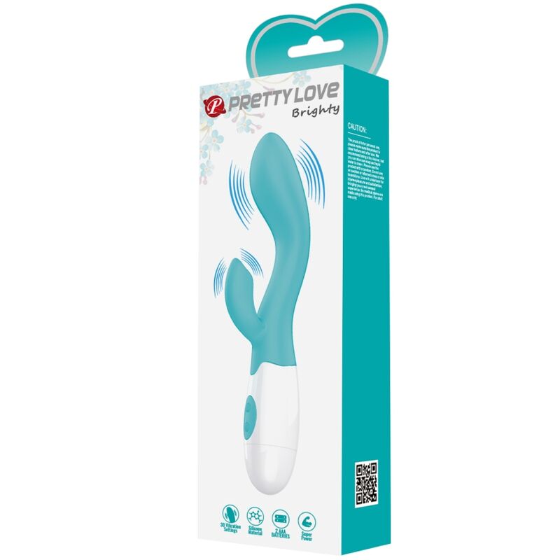 Pretty Love Brighty G-spot vibrator i aqua grön